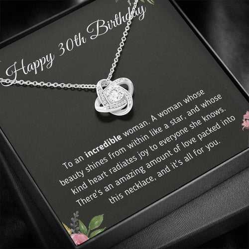 Unique 30th Birthday For Her 2024 - Pure Silver Necklace Gift Set