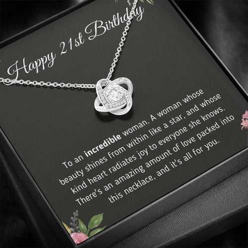 Unique 21st Birthday For Her 2024 - Pure Silver Necklace Gift Set