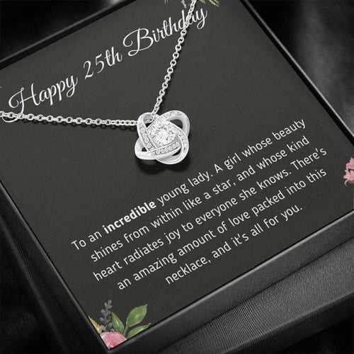 Unique 25th Birthday For Her 2024 - Pure Silver Necklace Gift Set