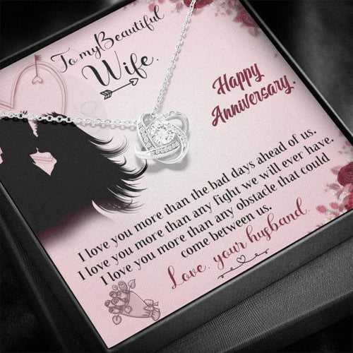 Special Marriage Anniversary 2024 Gift For Wife - Pure Silver Necklace Gift Set