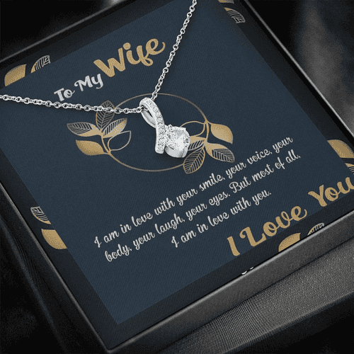 Best Gift Idea for Wife - Pure Silver Pendant & Message Card | Combo Gift Box