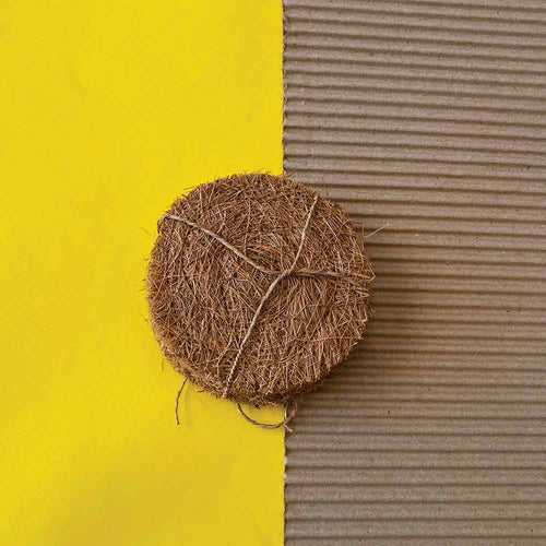 Round Coir Scrubber - Set of 3