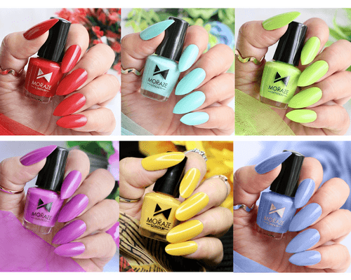 6 Glamorous Nail Polish Kit