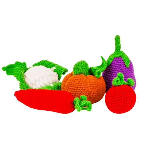 Crochet Vegetable Toys | Play Food for Kids