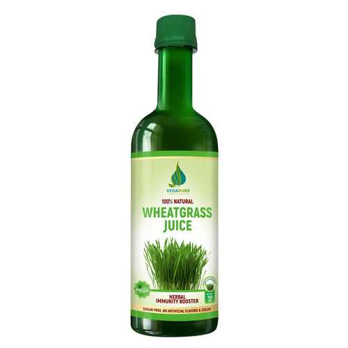 Vedapure Naturals Pure Wheatgrass Juice | Improves Immunity, Boosts Energy and Detoxify - 500ML