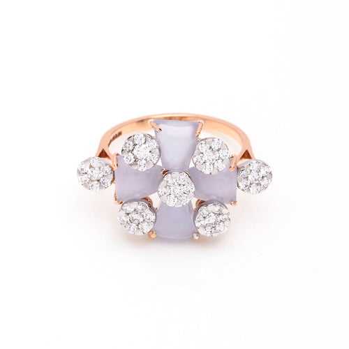 Modernistic Diamond Ring