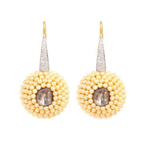 Traditional Marvellous Diamond Hoop Earrings