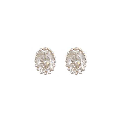 Classic Solitaire Stud Earrings