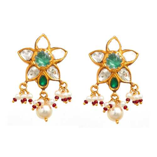 Vineeta Polki Stud Earrings