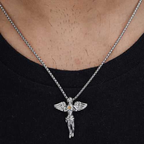 ANGEL (SILVER) Pendant+ Chain