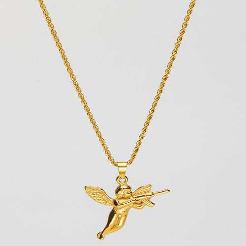 CUPID'S REVENGE (GOLD) Pendant+ Chain