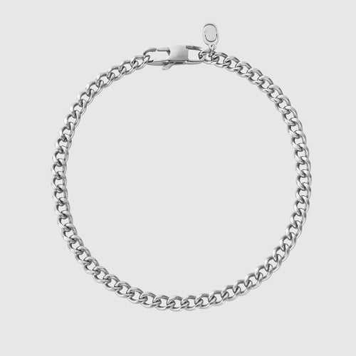 CUBAN BRACELET (SILVER) 4MM