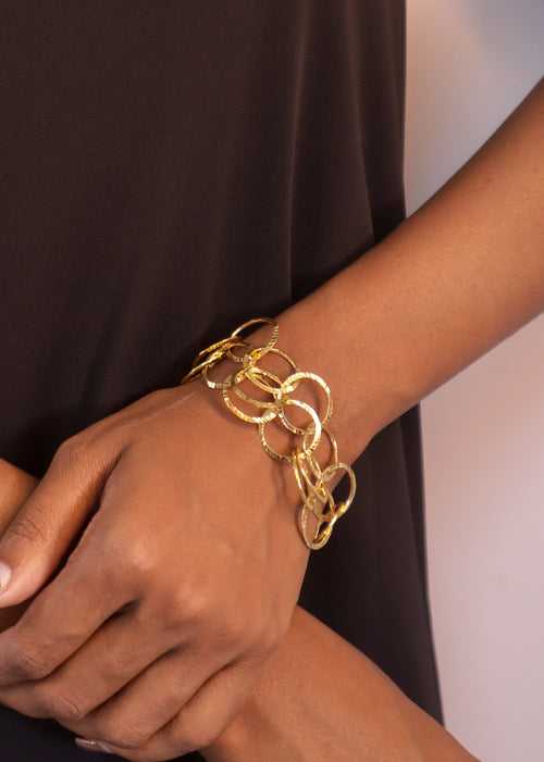 Brass - Cascade Bracelet