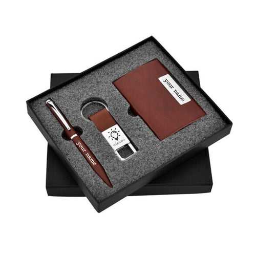 Customized Pen/Keychain/Card Holder Set