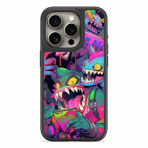 Monster 3D iPhone Bumper Cover