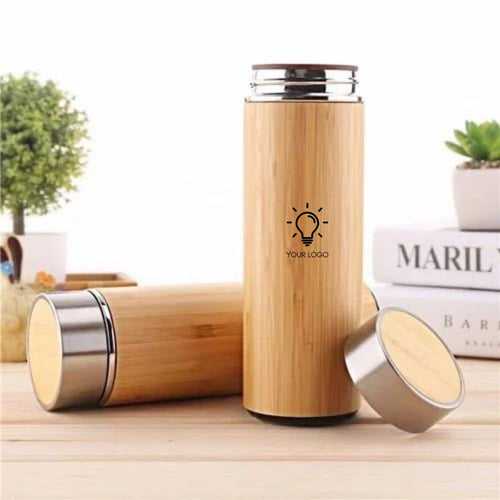 Personalized Wooden Vacuum Flask Bottle