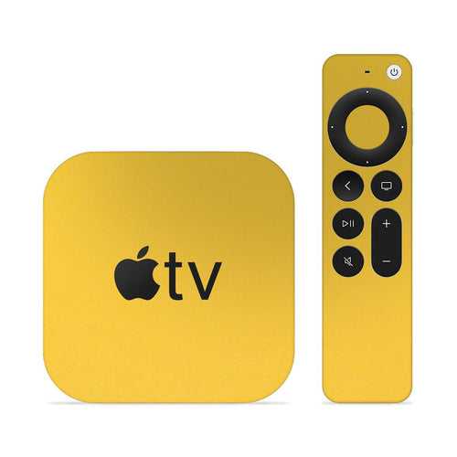 Matte Yellow Skin For Apple TV