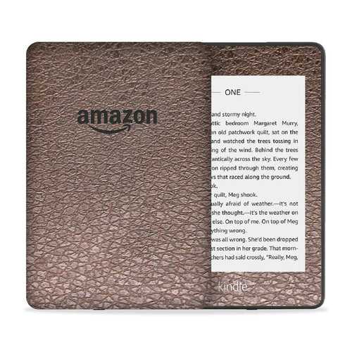 Brown Leather Kindle Skin