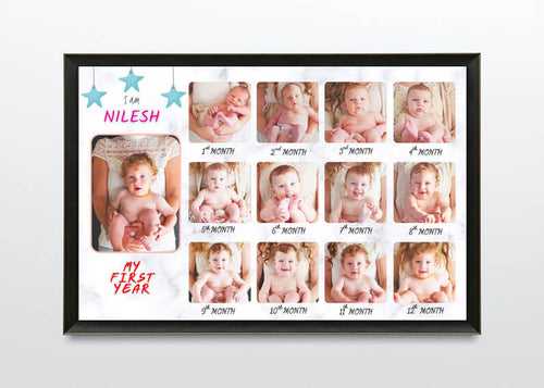 12 months Baby Photo Frame