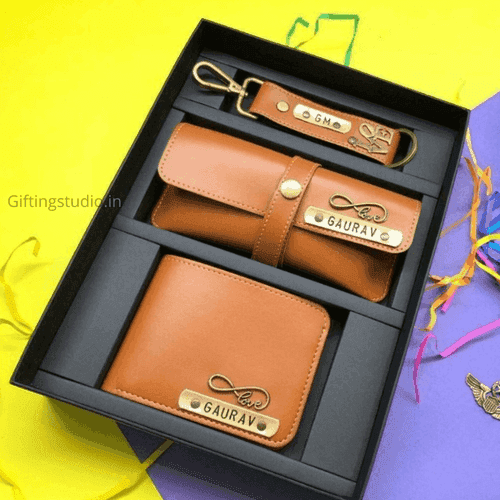 Customized Men's Wallet Combo - Wallet Combo Set
