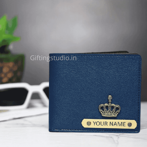Customized Men's Wallet - Royal Blue