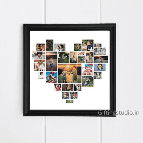 Heart Photo Collage Frame