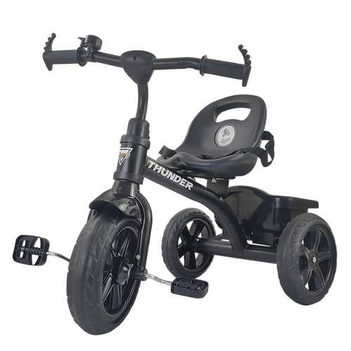 Dash Thunder 2-in-1 Kids Tricycle: Parental Handle, Back Rest (Choose Any Color)