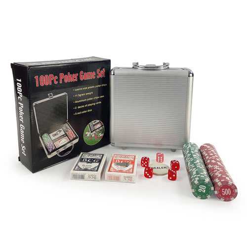 NHR Professional Casino-Grade Poker Set (Multicolor)