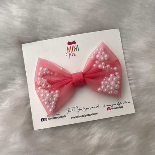 Pink Pearl Shaker Bow