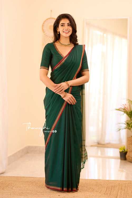 Green Narayanpet Saree