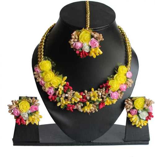 Foam Flower Jewellery Set