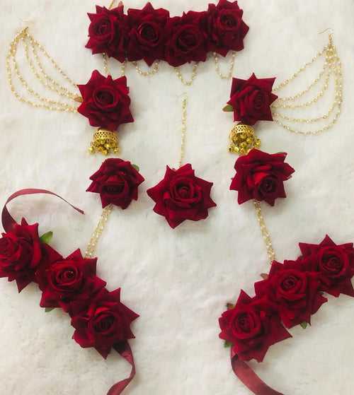 Nikah jewellery / Rose Floral Jewellery
