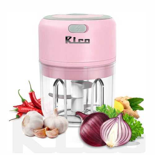 Rico Rechargeable Electric Mini Chopper – CH2113” model - Pink