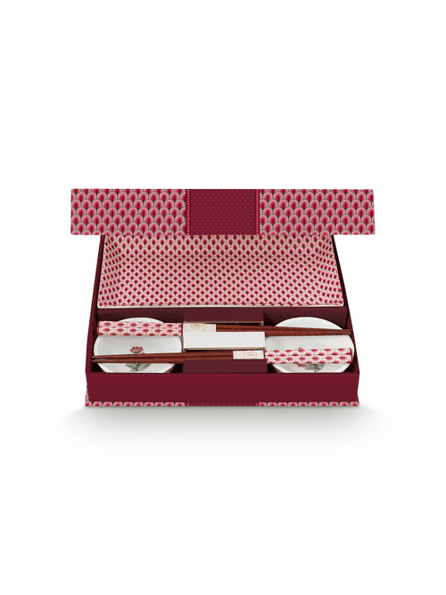 Flower Festival Pink Round Oriental Gift Box