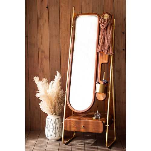 Clio | Wooden Dresser with Mirror