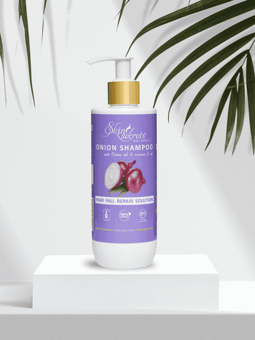 Onion Shampoo with Onion Seed Extract & Pro-Vitamin B5| No Parabens & Sulphates| 300ml