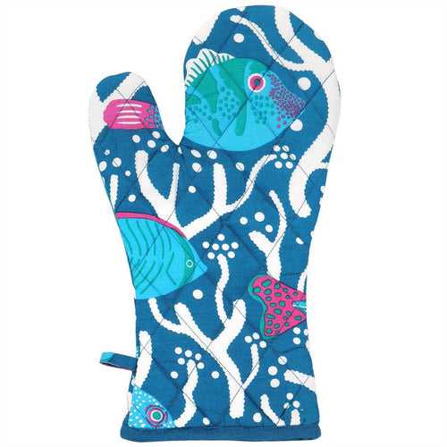 Blue Ocean Reef Oven Glove