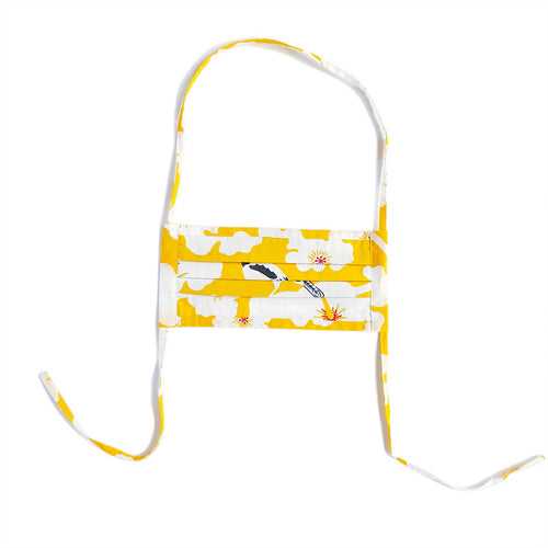 Yellow Weaver Cotton Face Mask