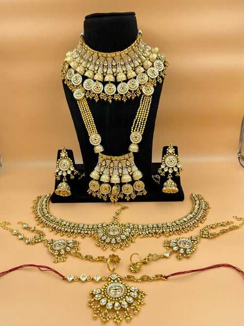 ZEVAR | High Quality Gold Plated Heavy Bridal Jewellery Sets2