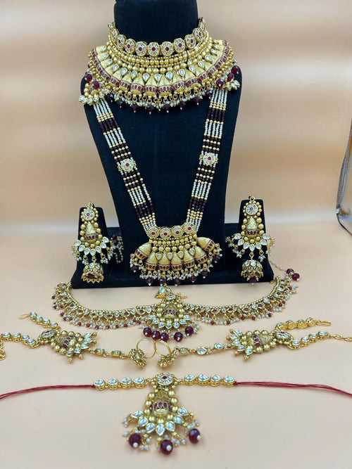 ZEVAR | Premium Quality Heavy Bridal Jewellery Set2