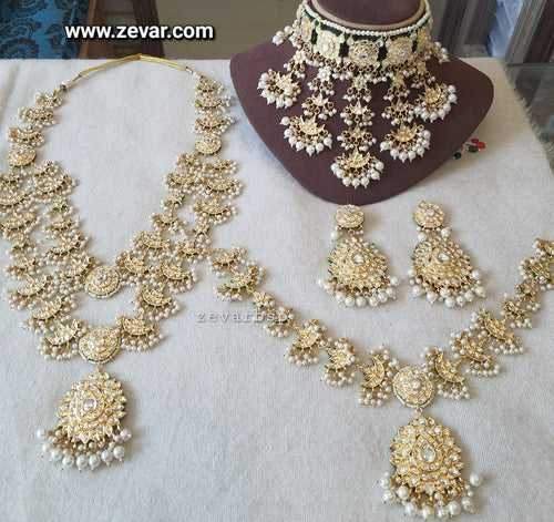 ZEVAR | Premium Quality Sabyasachi Inspired Designer Kundan Bridal Jewellery Set
