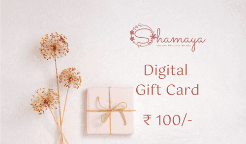 Shamaya Silver Gift Card - ₹ 100 value