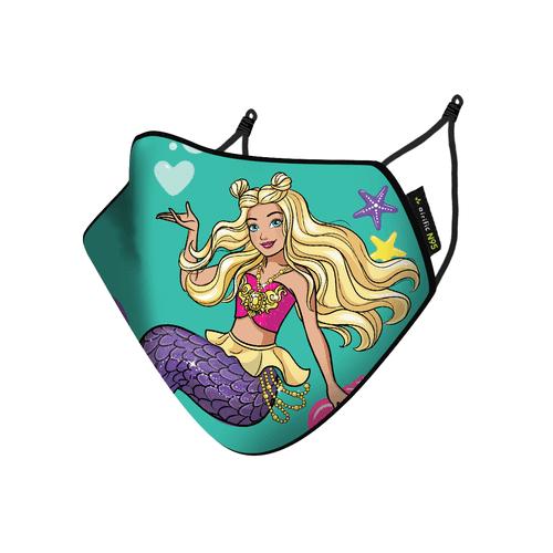 Airific Barbie Washable and Reusable Mask | Anti Pollution Mask-Mermaid