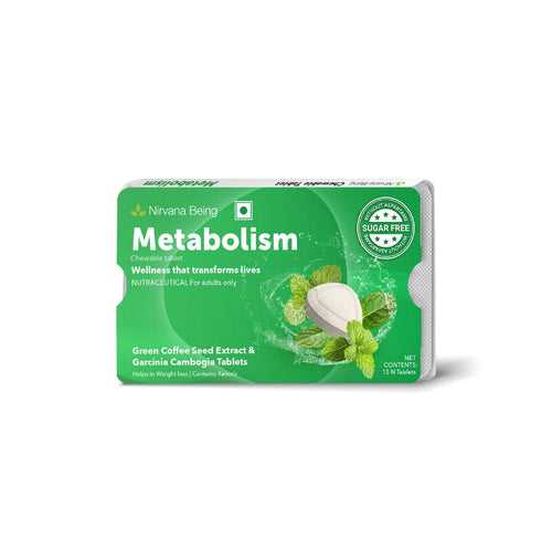 Metabolism Sugar Free Health Supplement Chewable Tablet for Weight Loss | 15 Tablet each pack