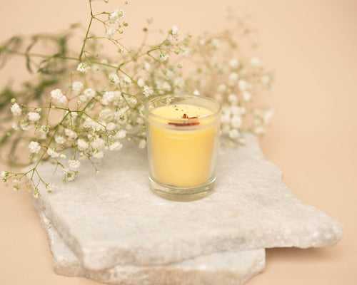 🎁 Sandalwood Scented Yellow Agate Candle (100% off)