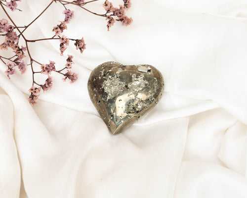 Iron Pyrite Heart 201.8g