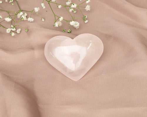 Rose Quartz Heart 42.2g