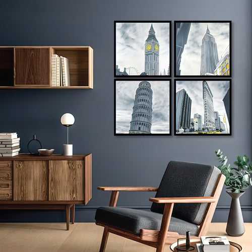 Architectural Wall Set 83 | Painting for Living room and Bedroom