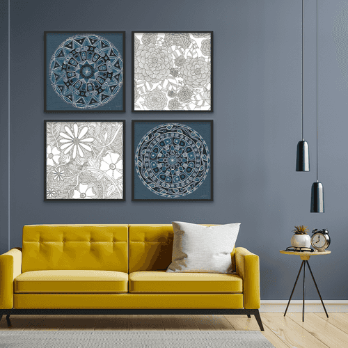 Pattern Wall Set 84 | Painting for Living room and Bedroom
