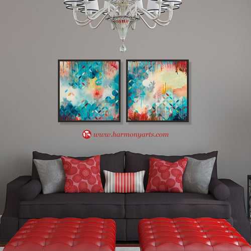 Tranquil Eden Wall Set 40 | Painting for Living room and Bedroom
